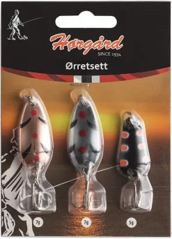Horgard Hørgård Ørretfiske Sluksett 3-pack