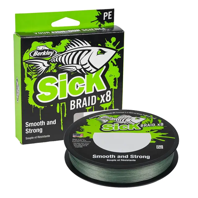 Berkley Sick Braid 150m 0,19mm MossGreen 1 Berkley Sick Braid 150m 0,19mm MossGreen