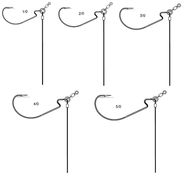 VMC 7342TK Tokyo Rig Light #1/0 2 VMC 7342TK Tokyo Rig Light #1/0 - Bilde 2