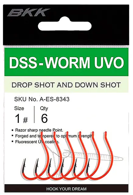 BKK DSS-WORM UV (Orange) #1/0 2 BKK DSS-WORM UV (Orange) #1/0 - Bilde 2