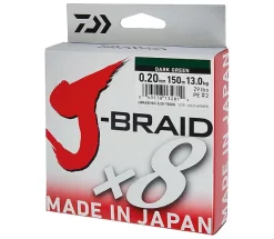 Daiwa J-Braid X8 Dark Green 0,28mm 300m