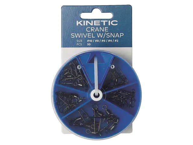 Kinetic Crane Swivel W/Snap Assortment 1 Kinetic Crane Swivel W/Snap Assortment