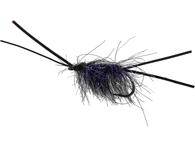 Unique Flies Unique Fyggi UV Black #8 1 Unique Flies Unique Fyggi UV Black #8