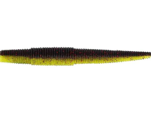 Westin Ned Worm Black/Chartreuse 7cm 1 Westin Ned Worm Black/Chartreuse 7cm