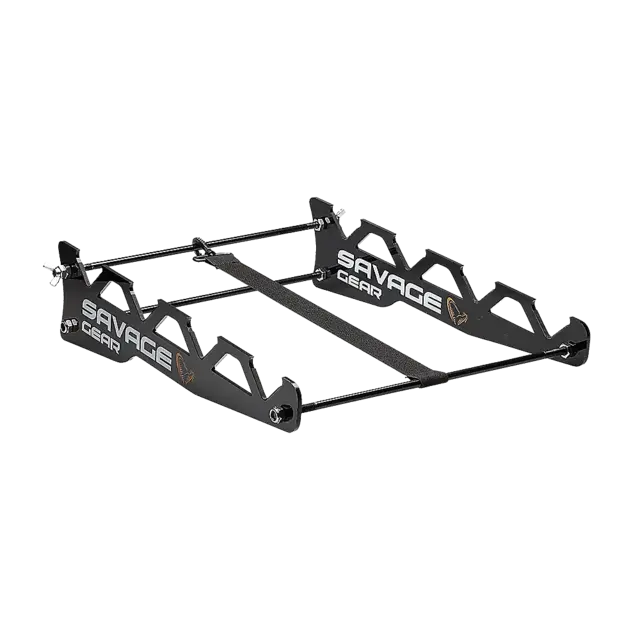 Savage Gear SG Belly Boat Rod Station Black 4 Rods 1 Savage Gear SG Belly Boat Rod Station Black 4 Rods