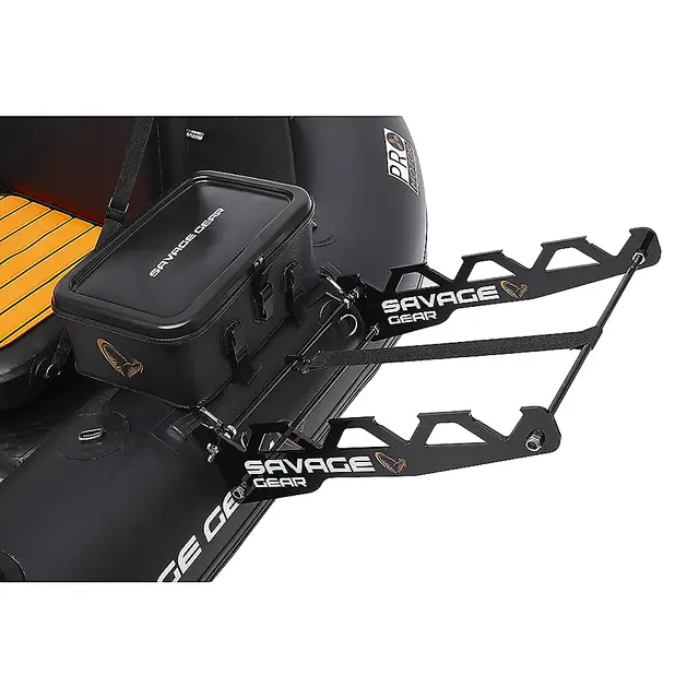 Savage Gear SG Belly Boat Rod Station Black 4 Rods 4 Savage Gear SG Belly Boat Rod Station Black 4 Rods - Bilde 4