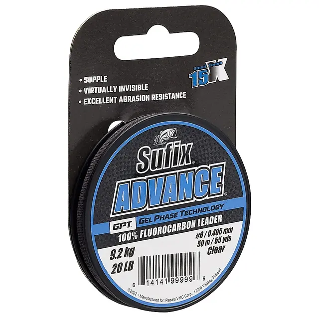 Sufix Advance Fluorocarbon 50m 0,310mm 1 Sufix Advance Fluorocarbon 50m 0,310mm